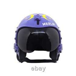 HGU-33 Top Gun Merlin Flight Fighter Pilot Helmet + Green Bag Full Set
