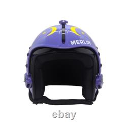 HGU-33 Top Gun Merlin Flight Fighter Pilot Helmet + Green Bag Full Set