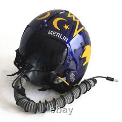 HGU-33 Top Gun Merlin Flight Helmet Fighter Pilot Repro, Oxygen Mask not Include
