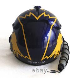 HGU-33 Top Gun Merlin Flight Helmet Fighter Pilot Repro, Oxygen Mask not Include