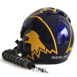HGU-33 Top Gun Merlin V. 2 Flight Helmet Movie Prop Pilot & MBU-12 Oxygen Mask