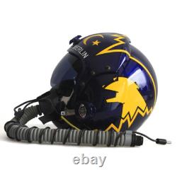 HGU-33 Top Gun Merlin V. 2 Flight Helmet Movie Prop Pilot & MBU-12 Oxygen Mask