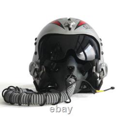 HGU-33 Top Gun Slider Flight Helmet Movie Prop Pilot & MBU-12 Oxygen Mask