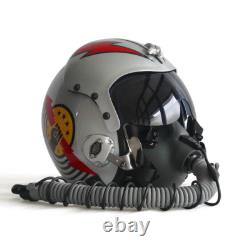 HGU-33 Top Gun Slider Flight Helmet Movie Prop Pilot & MBU-12 Oxygen Mask