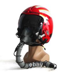 HGU-33 Top Gun Sundown Fighter Pilot Flight Helmet Prop + MBU-12 Oxygen Mask