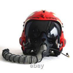 HGU-33 Top Gun Sundown Flight Helmet Movie Prop USN Pilot & MBU-12 Oxygen Mask