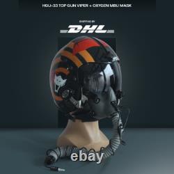 HGU-33 Top Gun Viper Fighter Pilot Flight Helmet Prop Helmet only