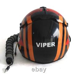 HGU-33 Top Gun Viper Flight Helmet Movie Prop Pilot + MBU Mask Oxygen