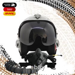 HGU-33 Tricolori Flight Fighter Pilot Helmet + MBU Masker Oxygen
