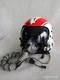 HGU-33 Wolfpack Flight Fighter Pilot Helmet Movie Prop + MBU Masker Oxygen