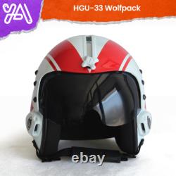 HGU-33 Wolfpack Flight Helmet Movie Prop of USN United States Navy Pilot Aviator