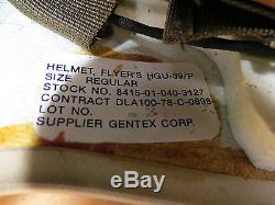 HGU-39/P Pilots U. S. Military Flight Helmet Helicopter Gentex