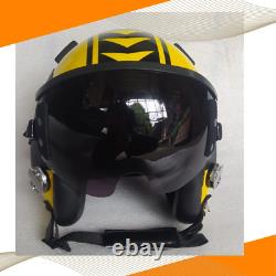 HGU-55 CUSTOM PLAINT(JOLLY ROGER SQUADRON). PILOT FLIGHT HELMET-leather Edgeroll