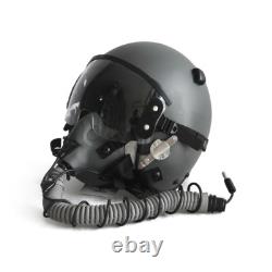 HGU-55 Plain Grey Flight Fighter Pilot Helmet Movie Prop + MBU Masker Oxygen HGU-55 Plain Grey Flight Fighter Pilot Helmet Movie Prop + MBU Masker Oxygen