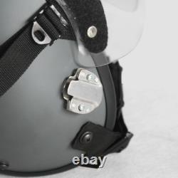 HGU-55 Plain Grey Flight Helmet Prop Pilot Naval Aviator USN Navy HGU-55 Plain Grey Flight Helmet Prop Pilot Naval Aviator USN Navy