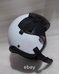 HGU 55 STYLE WHITE FLIGHT HELMET / AVIATOR FIHTER PILOT REPRO Preorder XL size