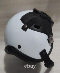 HGU 55 STYLE WHITE FLIGHT HELMET / AVIATOR FIHTER PILOT REPRO Preorder XL size