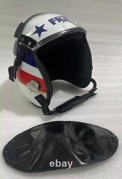 HGU-55 TOP GUN MAVERICK 2020 FRITZ FIGHTER PILOT HELMET AVIATOR REPLICA+pin