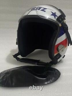 HGU-55 TOP GUN MAVERICK 2020 FRITZ FIGHTER PILOT HELMET AVIATOR REPLICA+pin