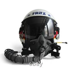 HGU-55 Top Gun 2 Maverick 2022 Fritz Fighter Pilot Flight Helmet + Oxygen Mask HGU-55 Top Gun 2 Maverick 2022 Fritz Fighter Pilot Flight Helmet + Oxygen Mask