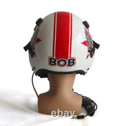 HGU-55 Top Gun BOB Fighter Pilot Flight Helmet Prop + MBU-12 Oxygen Mask
