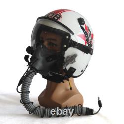 HGU-55 Top Gun BOB Fighter Pilot Flight Helmet Prop + MBU-12 Oxygen Mask