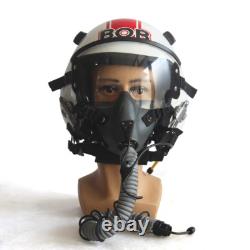 HGU-55 Top Gun BOB Fighter Pilot Flight Helmet Prop + MBU-12 Oxygen Mask