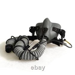 HGU-55 Top Gun Halo Flight Fighter Pilot Helmet + MBU Masker Oxygen