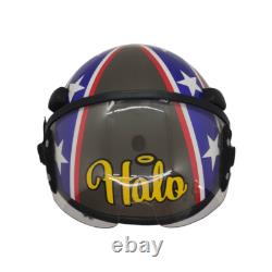 HGU-55 Top Gun Halo Flight Fighter Pilot Helmet + MBU Masker Oxygen