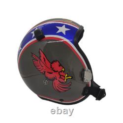 HGU-55 Top Gun Halo Flight Fighter Pilot Helmet + MBU Masker Oxygen