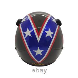 HGU-55 Top Gun Halo Flight Fighter Pilot Helmet + MBU Masker Oxygen
