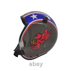 HGU-55 Top Gun Halo Flight Fighter Pilot Helmet + MBU Masker Oxygen