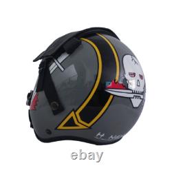 HGU-55 Top Gun Hangman Flight Fighter Pilot Helmet Prop + Green Bag