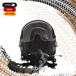 HGU-55 Top Gun Jolly Squadron LER Flight Fighter Pilot Helmet +MBU Masker Oxygen