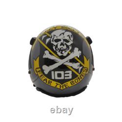 HGU-55 Top Gun Jolly Squadron LER Flight Fighter Pilot Helmet +MBU Masker Oxygen