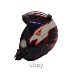 HGU-55 Top Gun Maverick Flight Fighter Pilot Helmet + MBU Masker Oxygen