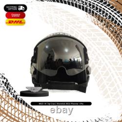 HGU-55 Top Gun Phoenix Flight Fighter Pilot Helmet Movie Prop + Pin