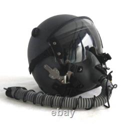 HGU-55 Top Gun Plain Grey Flight Helmet Movie Prop Pilot & MBU-12 Oxygen Mask