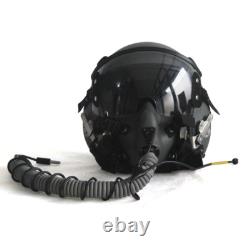 HGU-55 Top Gun Plain Grey Flight Helmet Movie Prop Pilot & MBU-12 Oxygen Mask