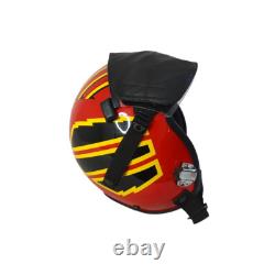 HGU-55 Top Gun Rooster Flight Fighter Pilot Helmet Movie Prop + Pin
