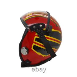 HGU-55 Top Gun Rooster Flight Fighter Pilot Helmet Movie Prop + Pin