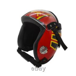 HGU-55 Top Gun Rooster Flight Fighter Pilot Helmet Movie Prop + Pin