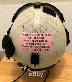 HGU-84/P Navy Marine Corps Pilot's Flight Helmet Female Aircrew w Lip Light
