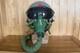 Heavy Fighter Pilot Flight Helmet, T Hook, Bayonets Oxygen Mask YM9915