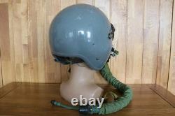 Heavy Fighter Pilot Flight Helmet, T Hook, Bayonets Oxygen Mask YM9915