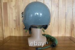 Heavy Fighter Pilot Flight Helmet, T Hook, Bayonets Oxygen Mask YM9915