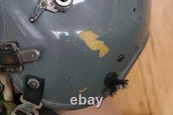 Heavy Fighter Pilot Flight Helmet, T Hook, Bayonets Oxygen Mask YM9915