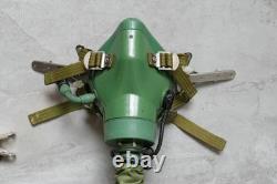 Heavy Fighter Pilot Flight Helmet, T Hook, Bayonets Oxygen Mask YM9915