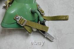 Heavy Fighter Pilot Flight Helmet, T Hook, Bayonets Oxygen Mask YM9915