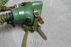 Heavy Fighter Pilot Flight Helmet, T Hook, Bayonets Oxygen Mask YM9915